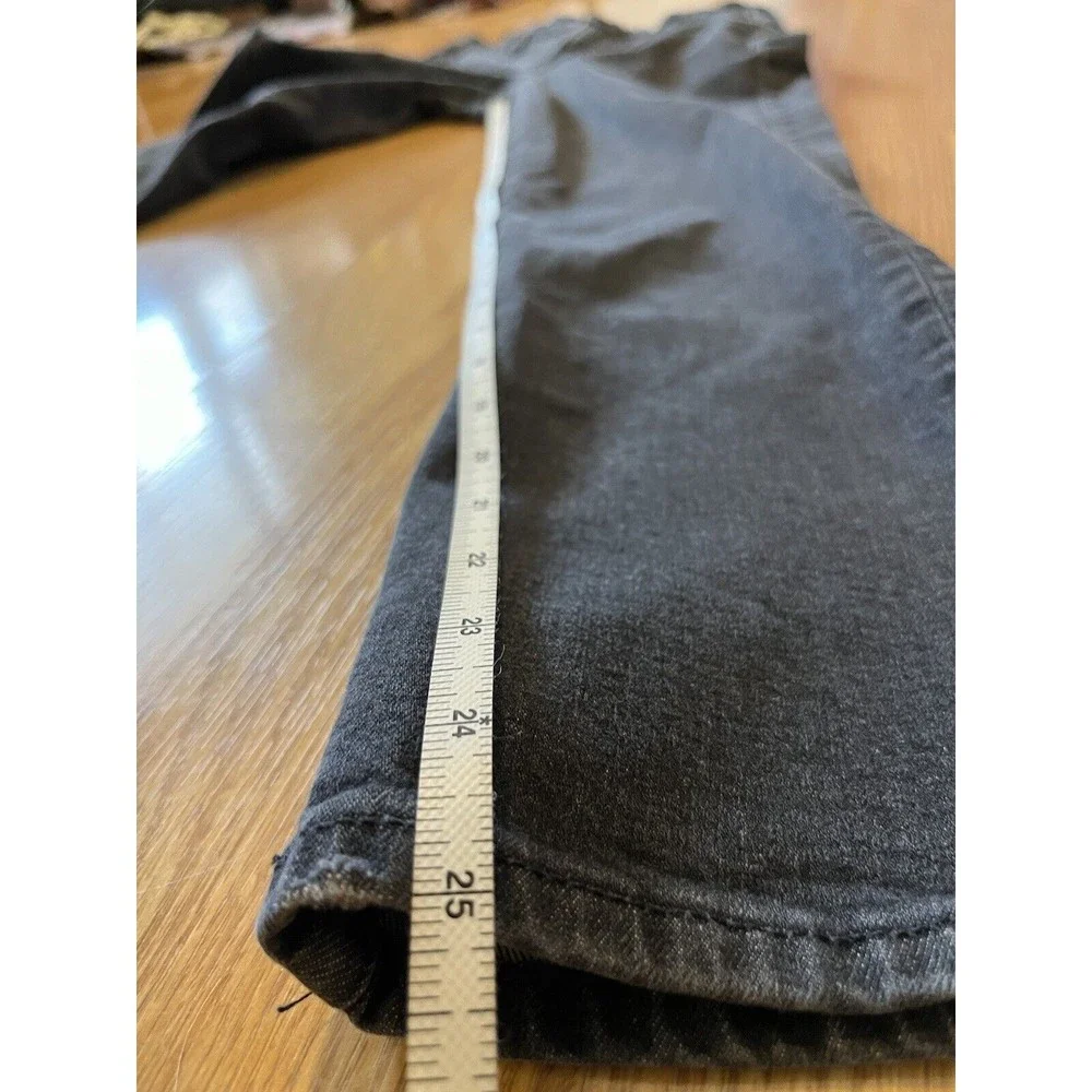 Madewell Dark Gray The Perfect Vintage Crop Jeans Size 24